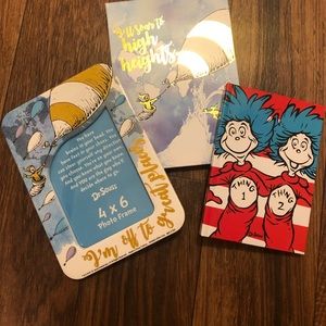Dr. Suess Frame and Two Journals